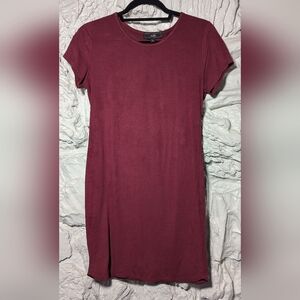 Vibe Burgundy Mini Dress